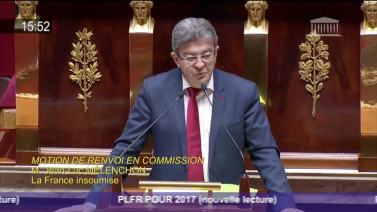 Mélenchon à propos de la dette