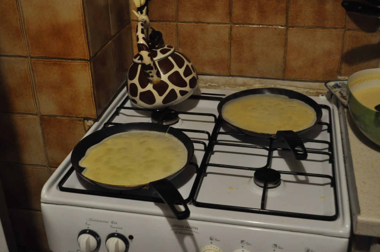 crepes cuisson