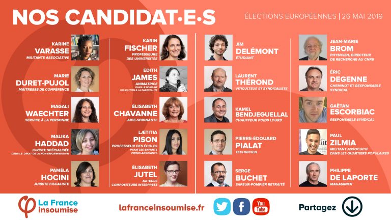 candidats europeennes