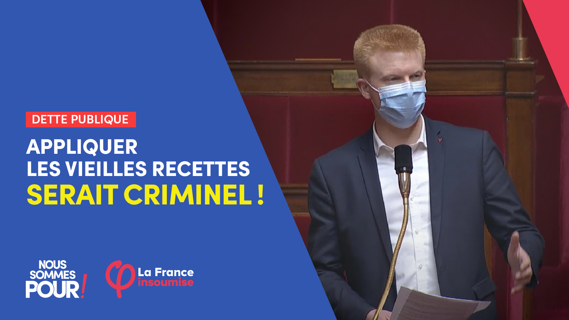 VIDÉO - Dette : appliquer les vieilles recettes serait criminel ! | Adrien Quatennens