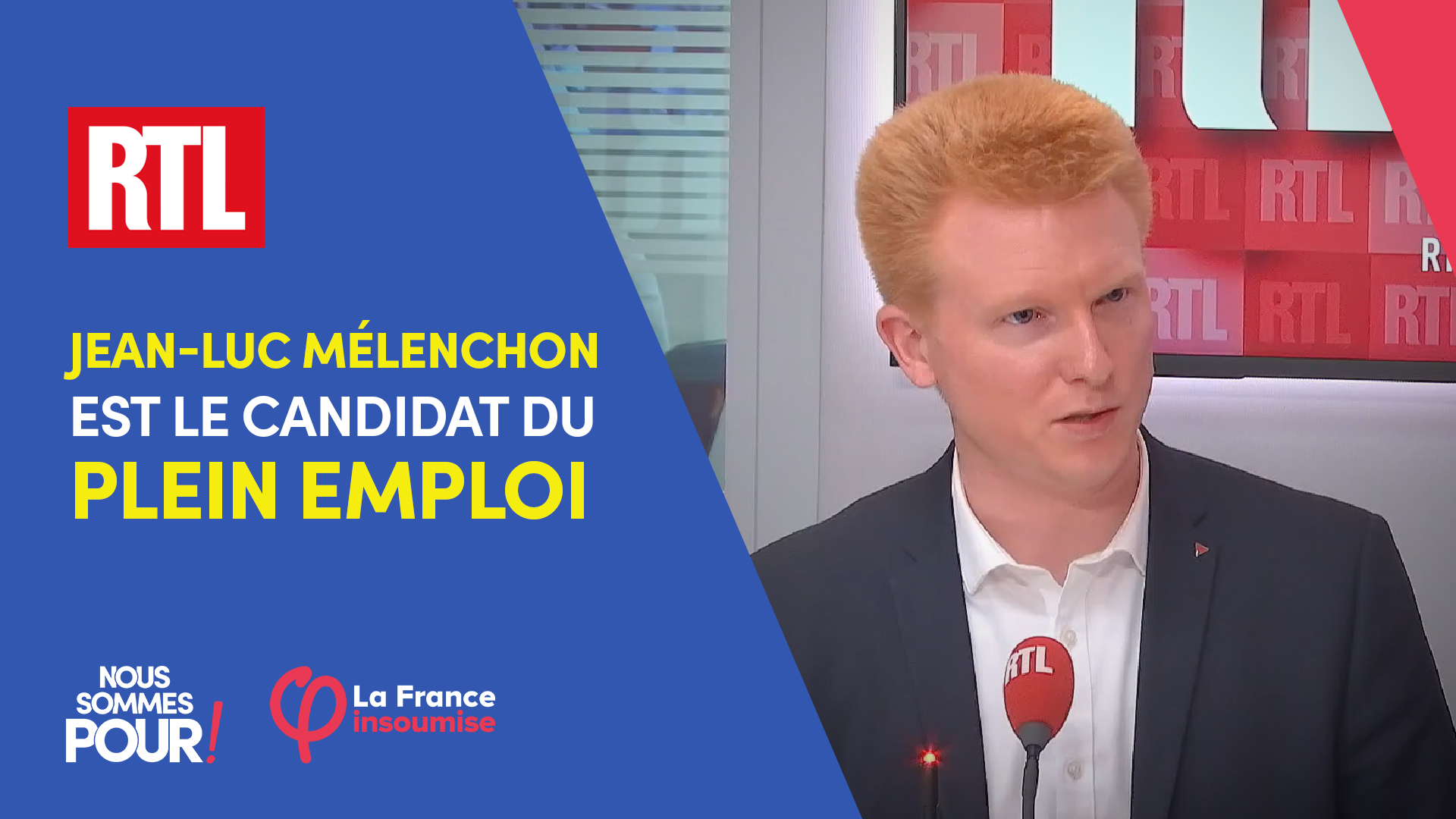 VIDÉO – Jean-Luc Mélenchon est le candidat du plein emploi ! | Adrien Quatennens