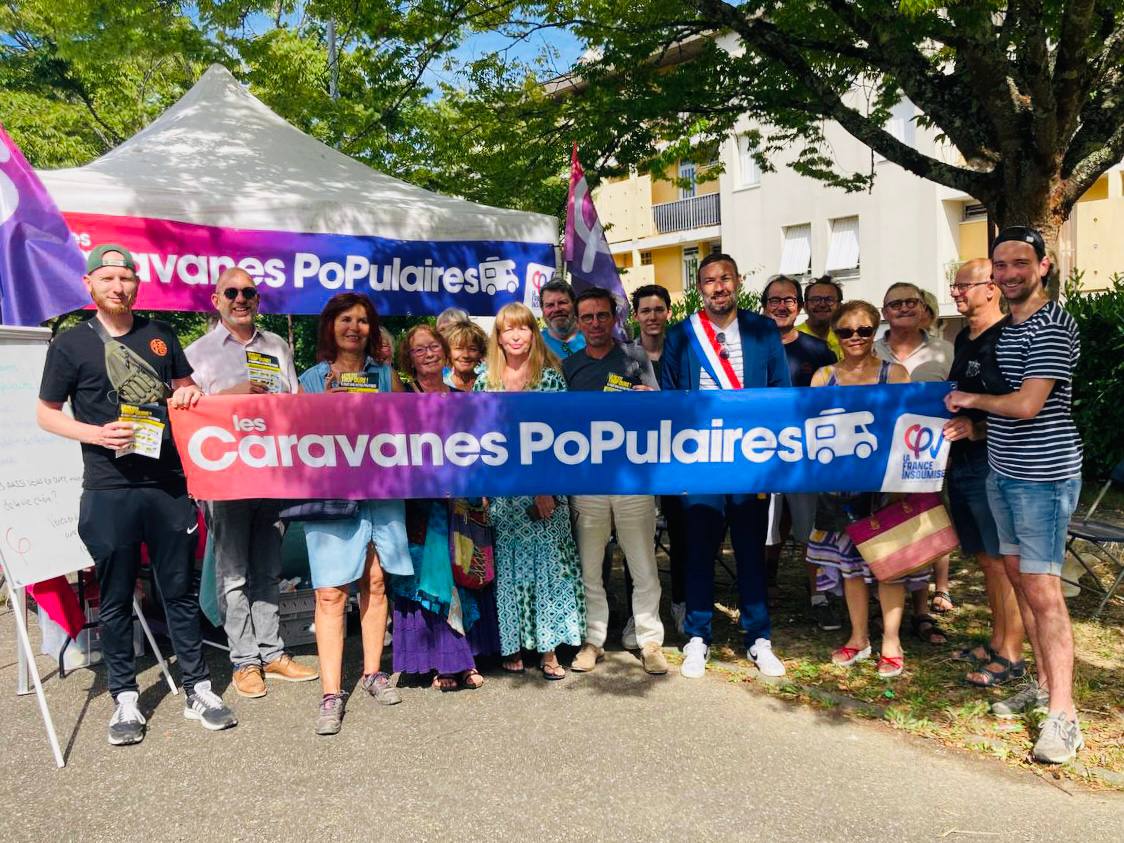 LES CARAVANES POPULAIRES CONTRE LA VIE CHÈRE - Jour 7 : étapes d’Agen et Issoire