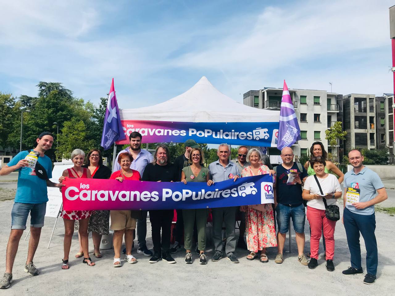 LES CARAVANES POPULAIRES CONTRE LA VIE CHÈRE - Jour 10 : étapes de Bayonne et Villefranche-sur-Saône