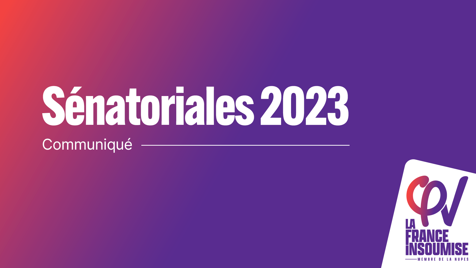 Élections sénatoriales : le refus de l’union autour de la NUPES aura coûté à la gauche près de 10 sièges