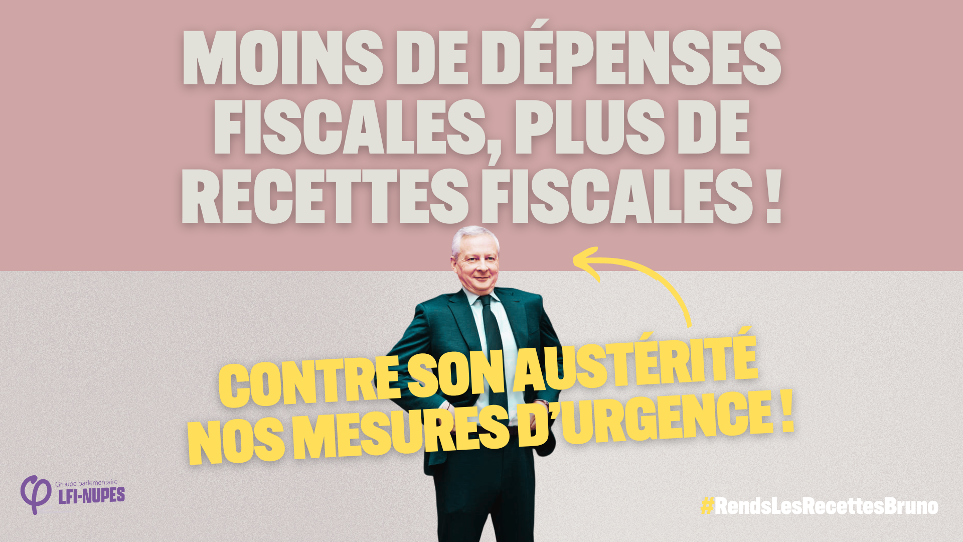 MOINS DE DÉPENSES FISCALES, PLUS DE RECETTES FISCALES !