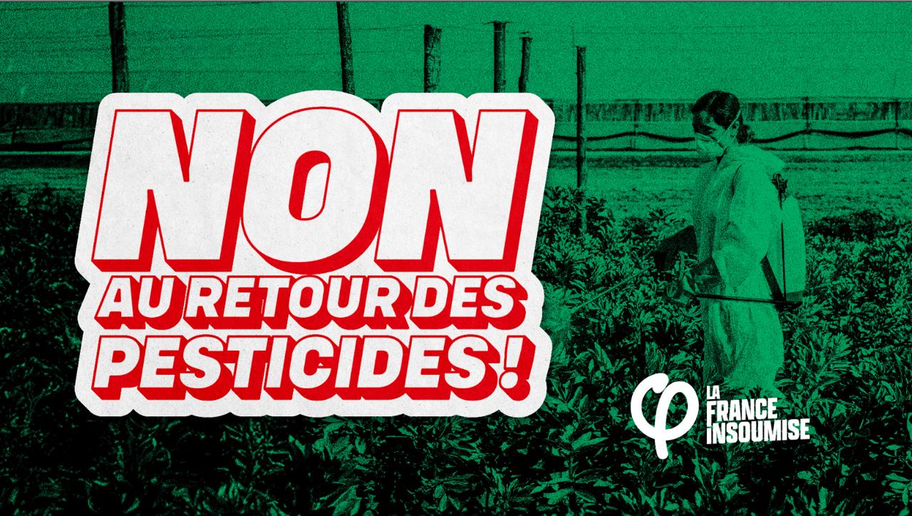 Loi Pesticides : face au scandale démocratique, nous déposons une motion de censure