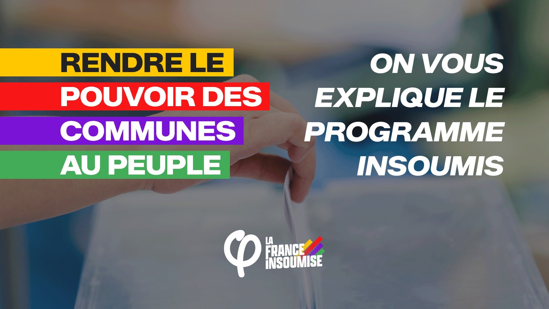 RIC, référendum révocatoire : les insoumis veulent rendre le pouvoir des communes au peuple
