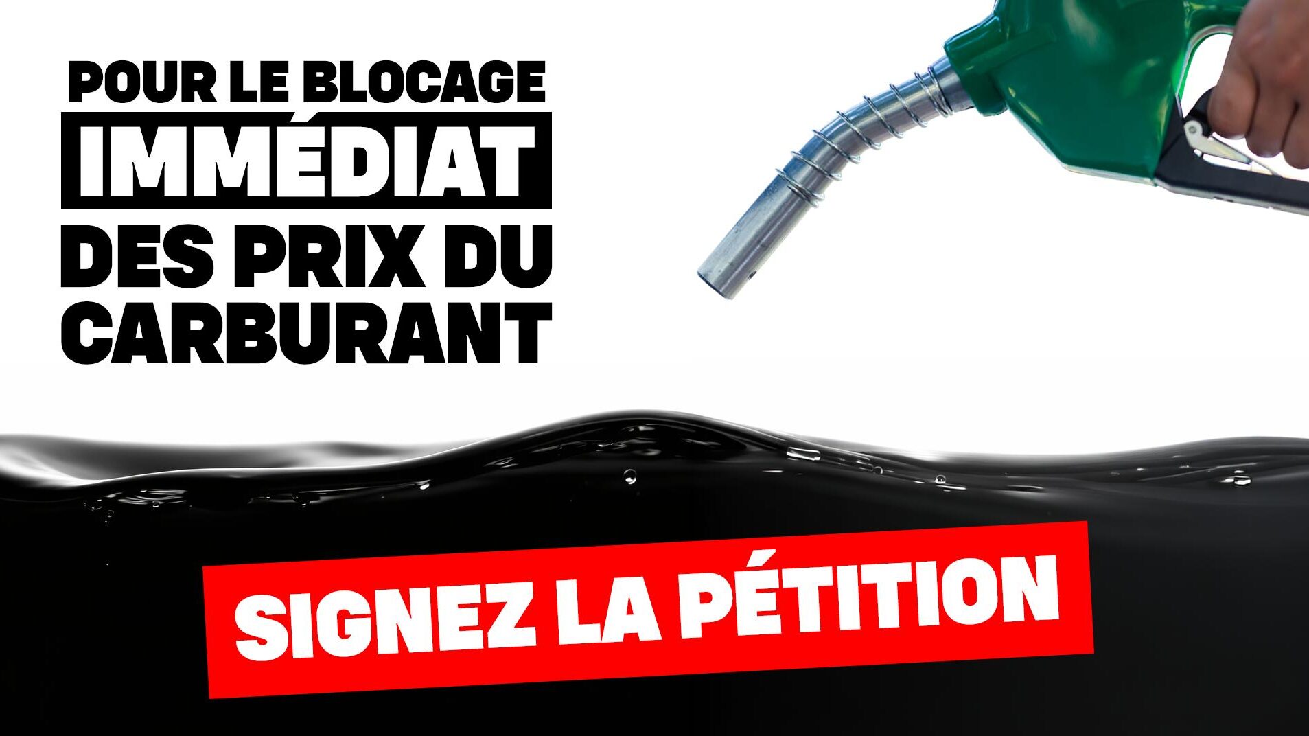 Signez la pétition pour bloquer les prix du carburant !