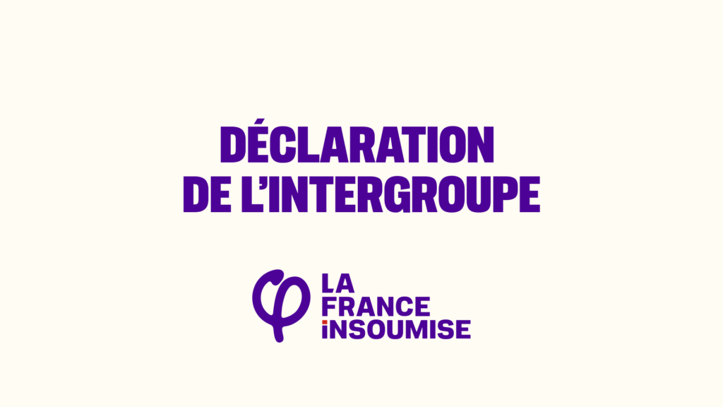 déclaration intergroupe