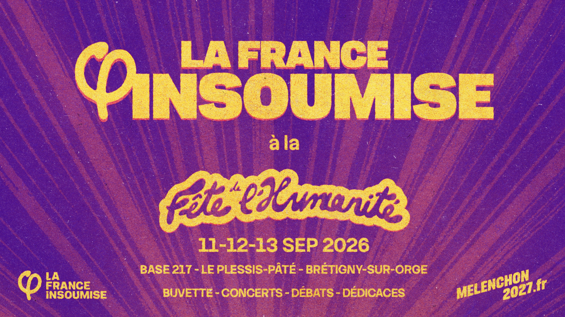 Fête de l'Humanité France insoumise